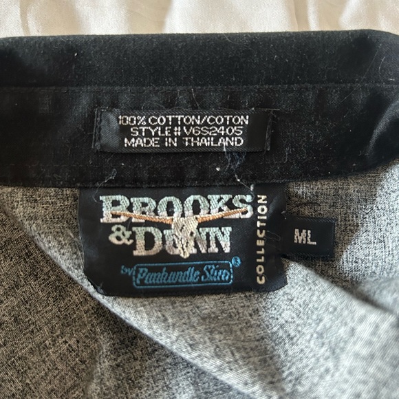 Vintage Brooks & Dunn Fire Button Down - Picture 6 of 6